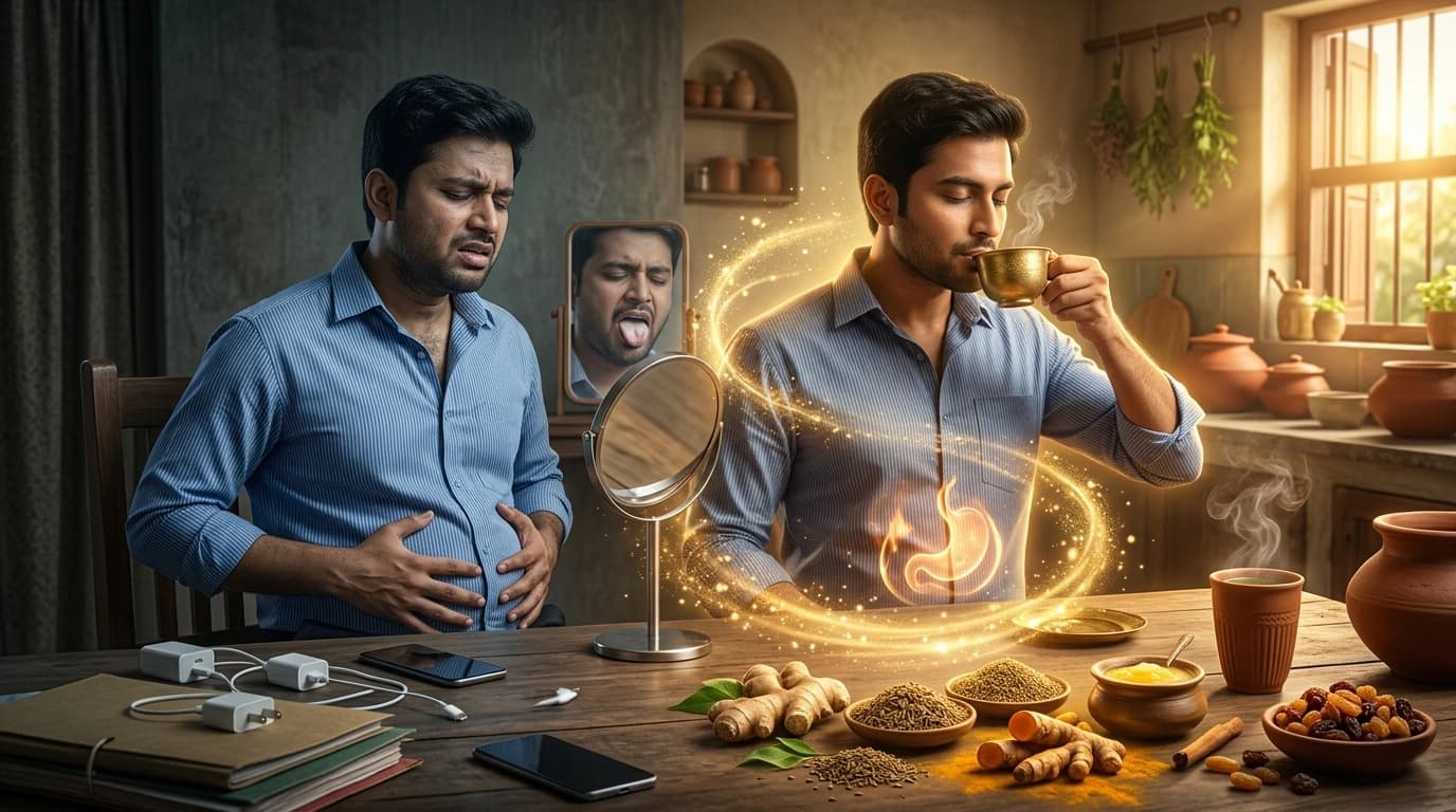 অম কি — আয়ুর্বেদে অপাচিত বিষাক্ত পদার্থ ও তার লক্ষণ