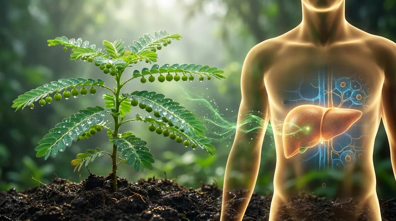 ভুঁই আমলা বা Phyllanthus niruri গাছের পাতার নিচে সারি সারি বীজ, লিভার ও জন্ডিসে ব্যবহৃত আয়ুর্বেদিক ভেষজ ভুঁই আমলার পরিচিতি
