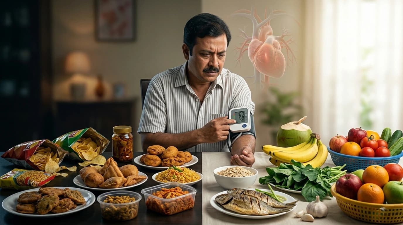 উচ্চ রক্তচাপে কী খাবেন — বাঙালি ডায়েটে কম-নুন, পটাশিয়াম-সমৃদ্ধ খাবারের সংগ্রহ