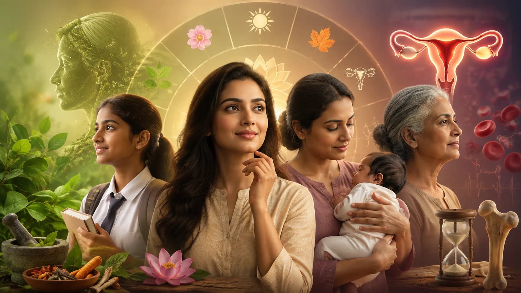 নারীস্বাস্থ্যের আয়ুর্বেদিক গাইড, বয়স অনুযায়ী মেয়েদের স্বাস্থ্যের যত্ন