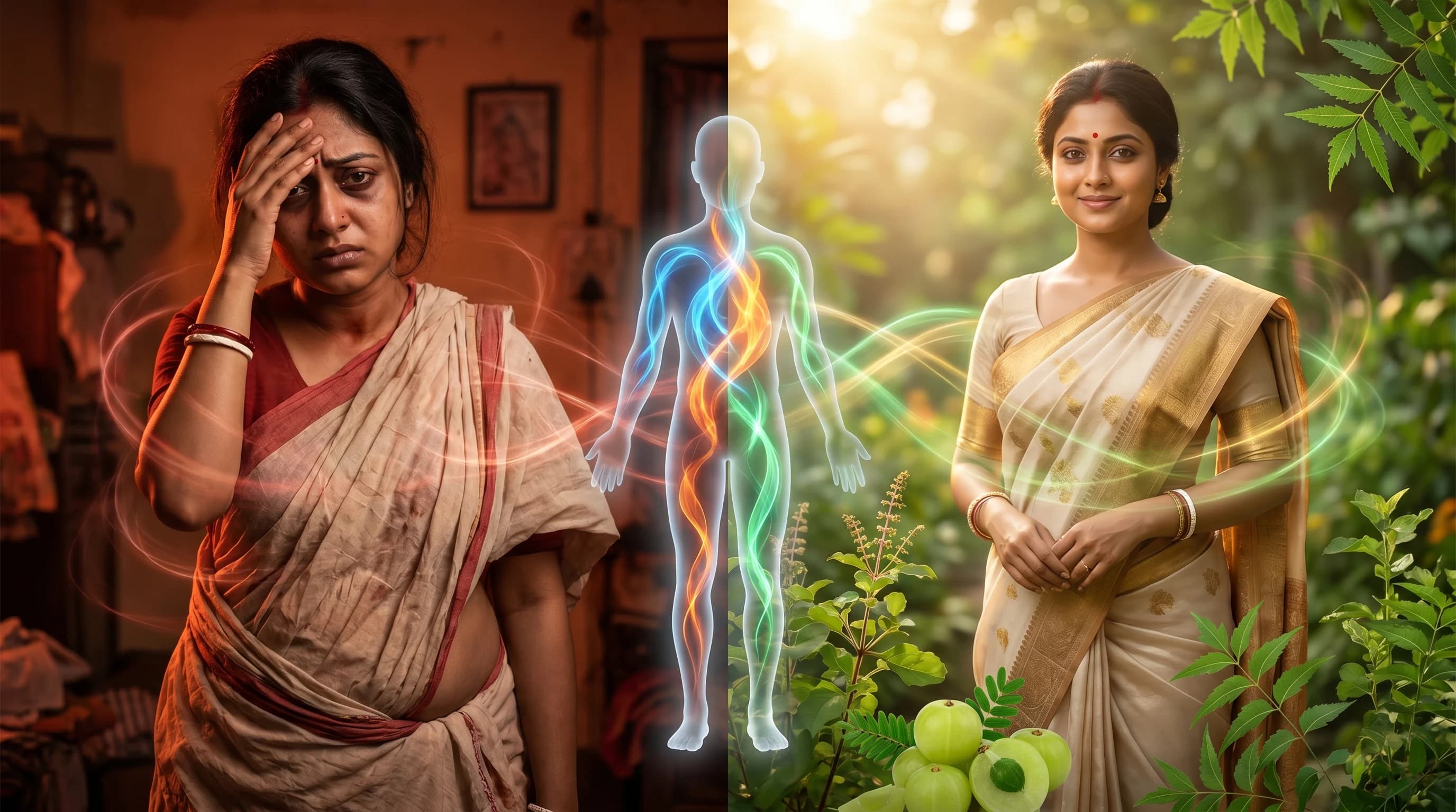 প্রকৃতি ও বিকৃতি — আয়ুর্বেদে জন্মগত গঠন ও বর্তমান ভারসাম্যহীনতার পরিচয়
